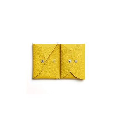 HERMES CALVI DUO COMPACT CARD HOLDER H083035CK9O (10.5*7*1.3cm)